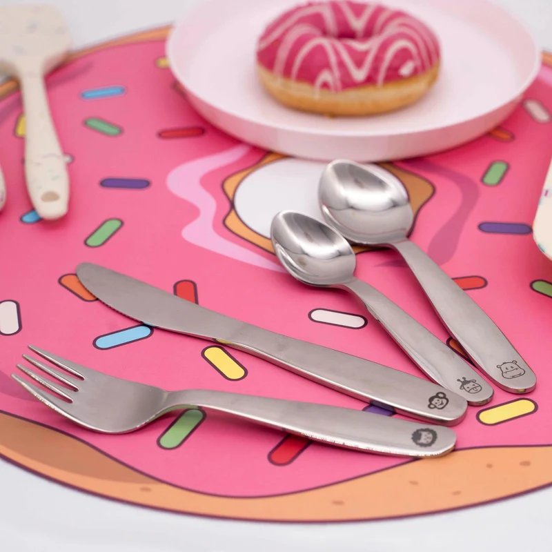 Kinderbesteck mit Gravur - Dschungel Motiv