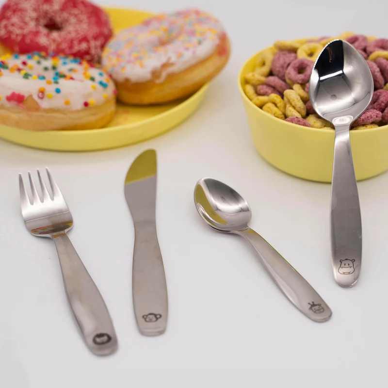 Kinderbesteck mit Gravur - Dschungel Motiv