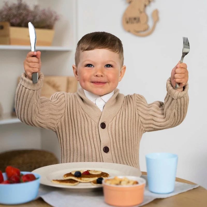 Kinderbesteck mit Gravur - Dschungel Motiv