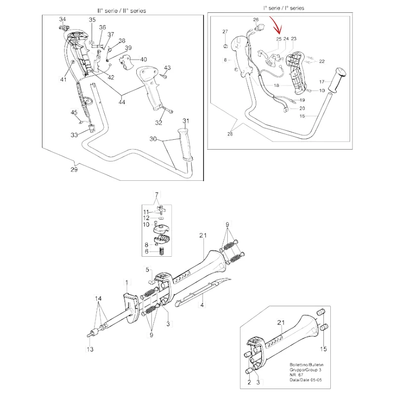 SICUREZZA ACCELERATORE DECESPUGLIATORE EFCO 8530-8550 BOSS