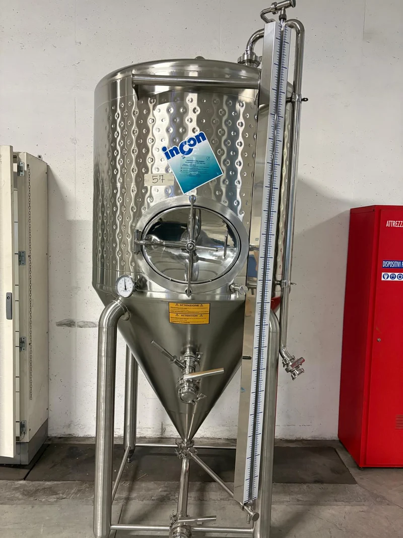 SERBATOIO INOX PALLETTIZZATO CON FASCIA LT 1200 "SCB" - OUTLET57