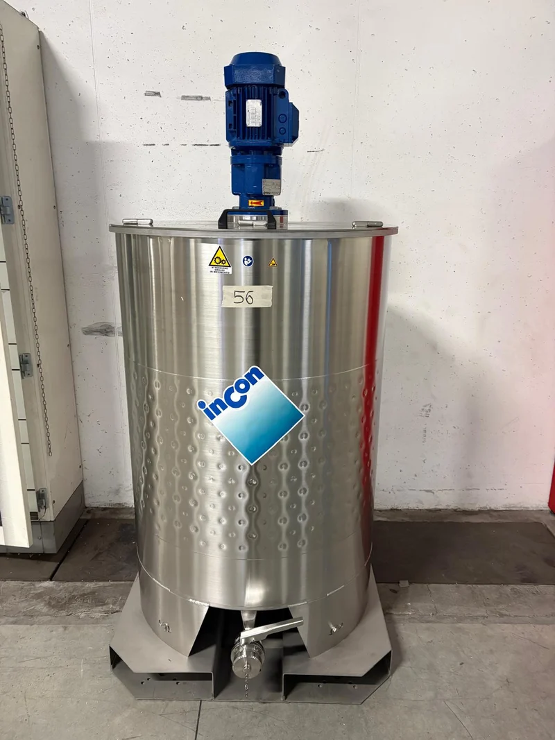 SERBATOIO INOX PALLETTIZZATO CON FASCIA LT 500 "SBPMD" - OUTLET56