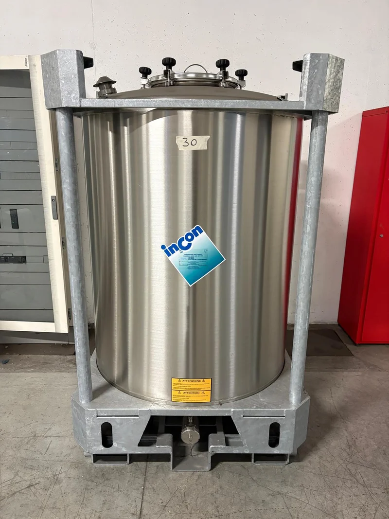 SERBATOIO INOX PALLETTIZZATO LT 1250 "PC" - OUTLET30