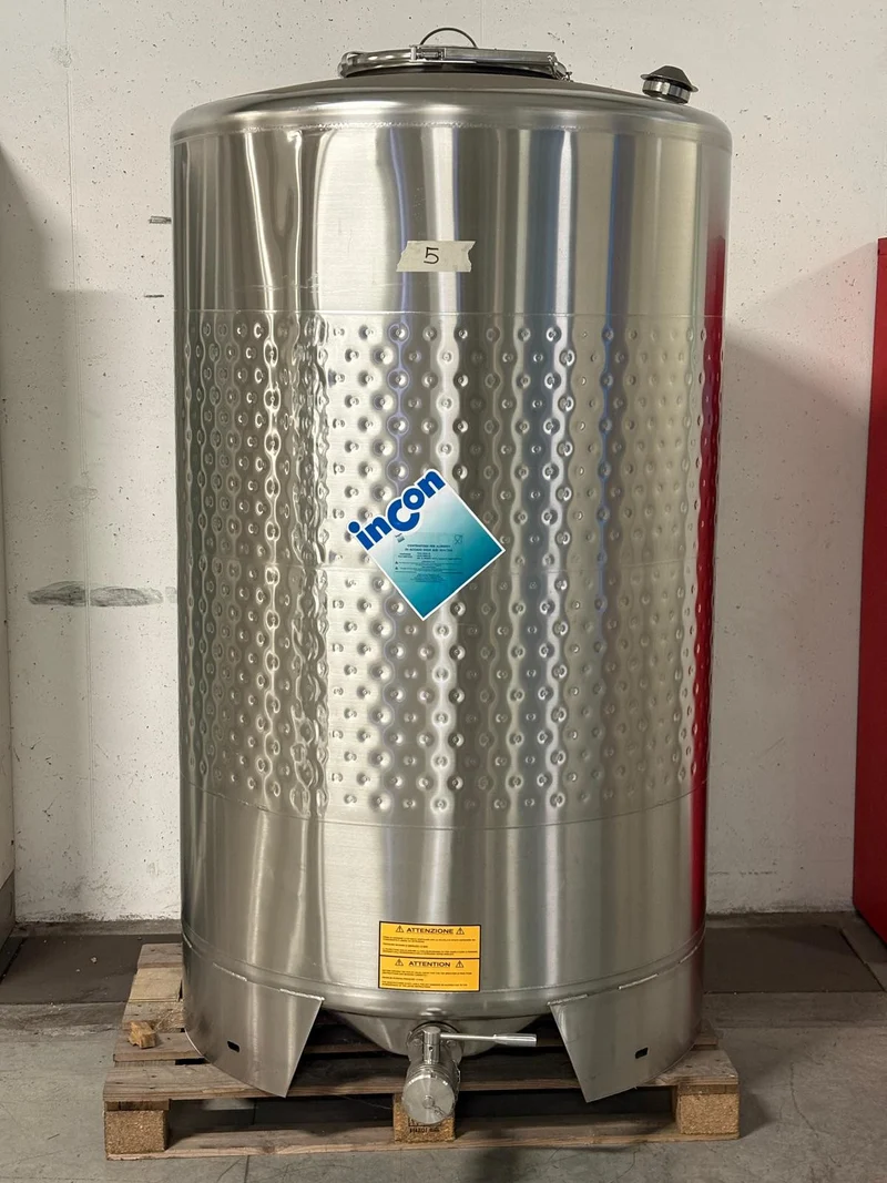 SERBATOIO INOX PALLETTIZZATO CON FASCIA LT 1500 "SBP" - OUTLET05