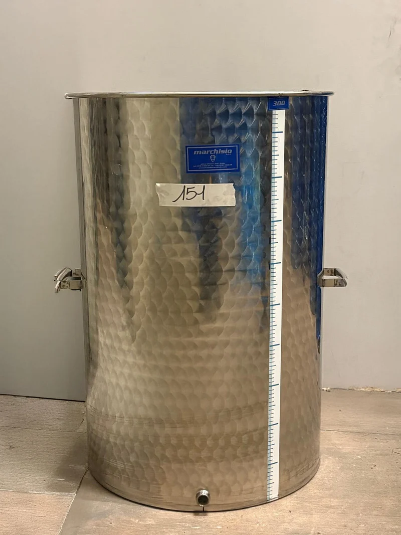 SERBATOIO INOX SEMPREPIENO AD ARIA LT 300 FONDO PIANO - OUTLET151