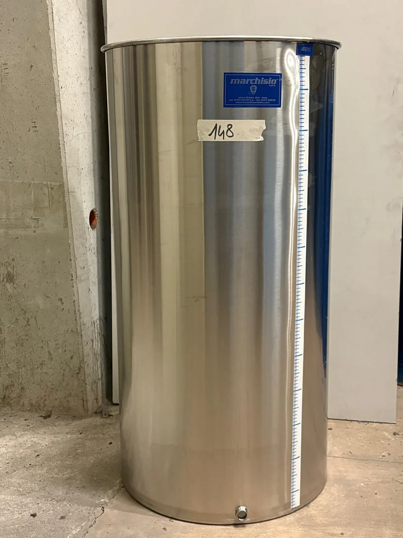 SERBATOIO INOX SEMPREPIENO AD ARIA FONDO PIANO 400A LT - OUTLET148