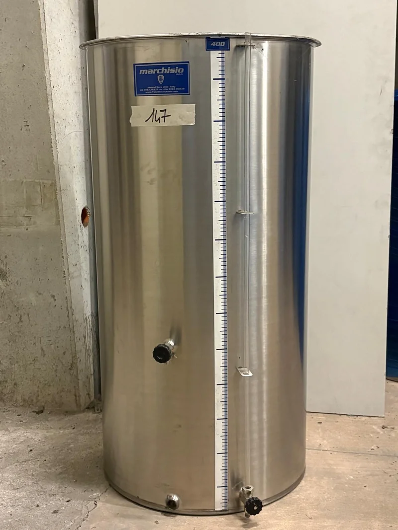 SERBATOIO INOX SEMPREPIENO AD ARIA FONDO PIANO 400A LT - OUTLET147