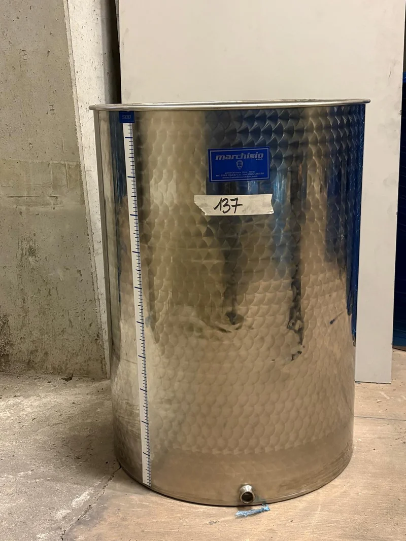 SERBATOIO INOX SEMPREPIENO AD ARIA FONDO PIANO 500 LT - OUTLET137