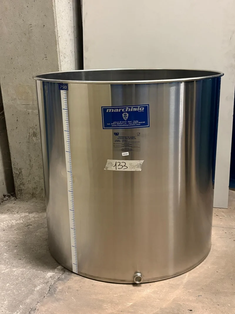 SERBATOIO INOX SEMPREPIENO AD ARIA LT 750 FONDO PIANO - OUTLET133