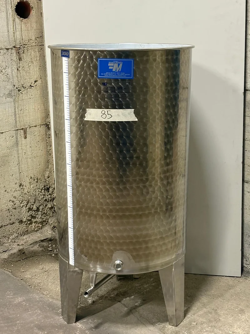 SERBATOIO INOX SEMPREPIENO AD ARIA FONDO CONICO 300 LT - OUTLET85