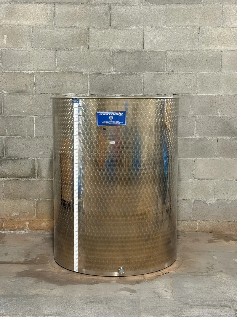 SERBATOIO INOX SEMPREPIENO AD ARIA FONDO PIANO 1000 LT - OUTLET120