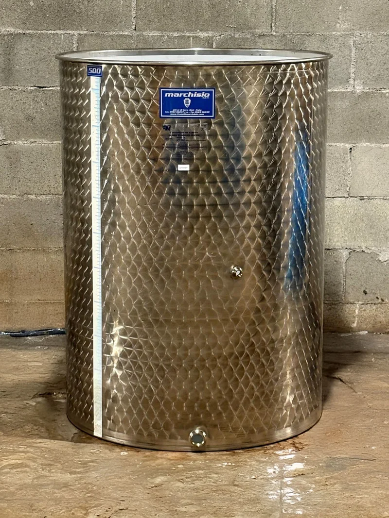 SERBATOIO INOX SEMPREPIENO AD ARIA FONDO PIANO 500 LT - OUTLET104