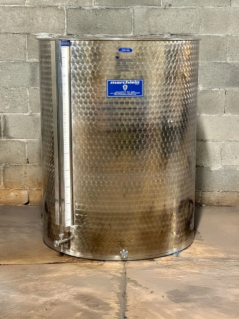 SERBATOIO INOX SEMPREPIENO AD ARIA FONDO PIANO 1000 LT - OUTLET98