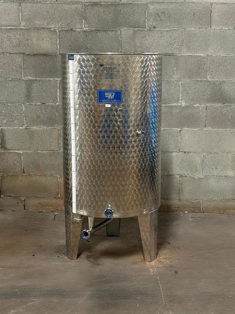 SERBATOIO INOX SEMPREPIENO AD ARIA FONDO CONICO 300 LT - OUTLET29