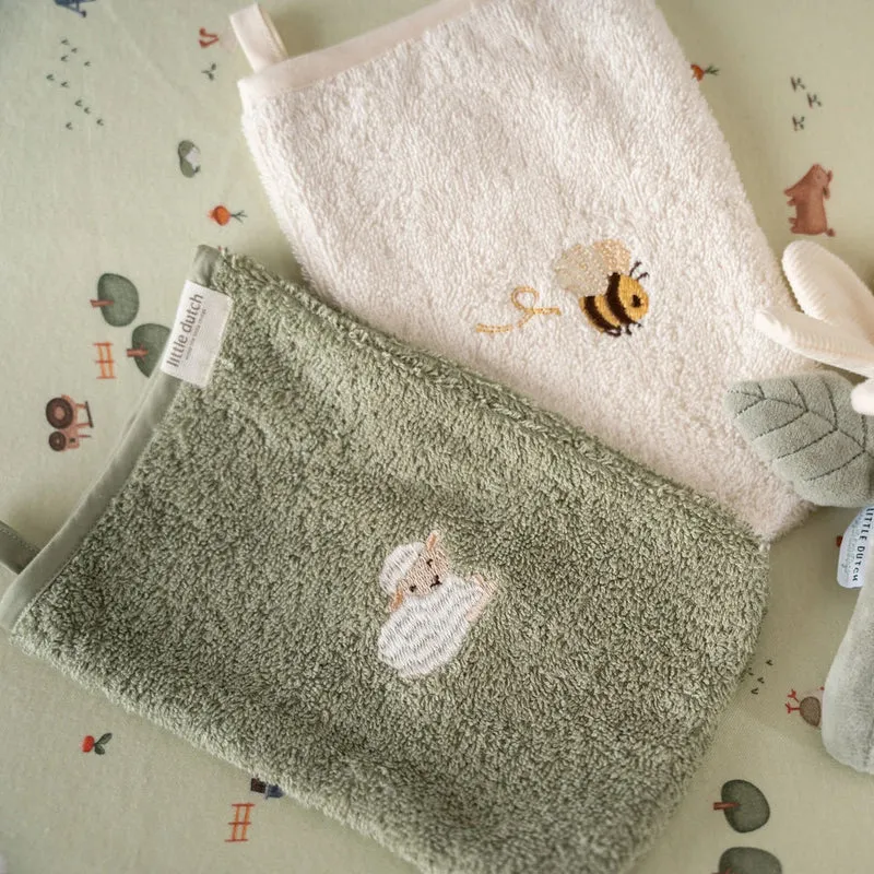 Waschhandschuh-Set - Grün - Little Farm Artikel #429906