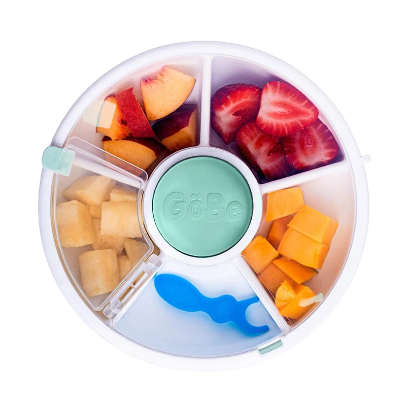 Snackbox mit Fächern – Snack Spinner – mintgrün Artikelnr. #428081