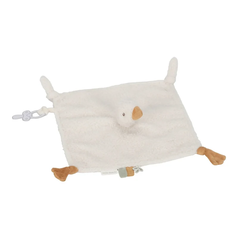Kuscheltuch Newborn Naturals – Weiß – Little Goose