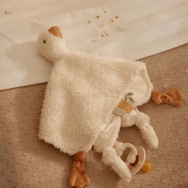 Kuscheltuch Newborn Naturals – Weiß – Little Goose