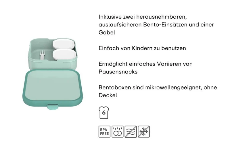 Brotdose Paw Patrol Pups groß mit Bento-Einsatz und Gabel Campus