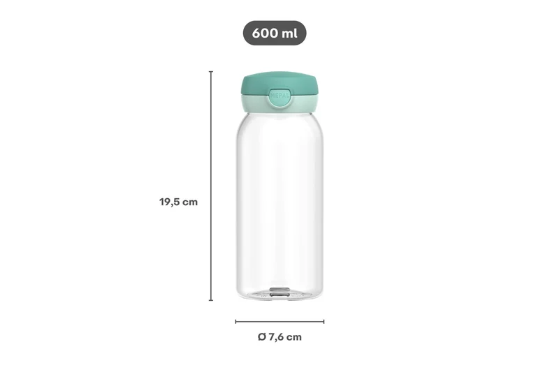 Campus Trinkflasche mit Klappdeckel 600 ml - Fairy Garden
