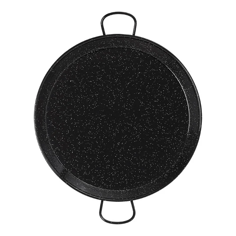 PAELLERA SMALTATA INDUZIONE CM.38 2 MANIGLIE