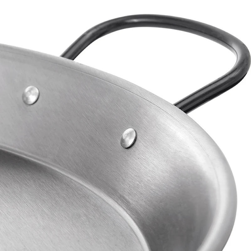 PAELLERA ACCIAIO INDUZIONE CM.38 2 MANIGLIE