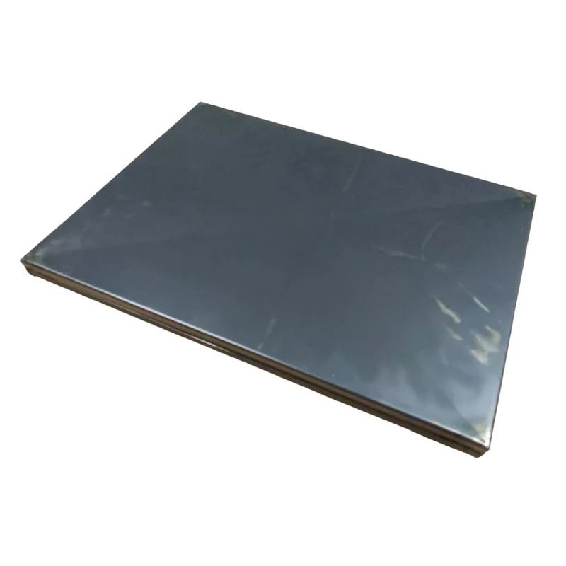 TEGLIA LAMIERA BLU C/DIAGONALE 60x40x2