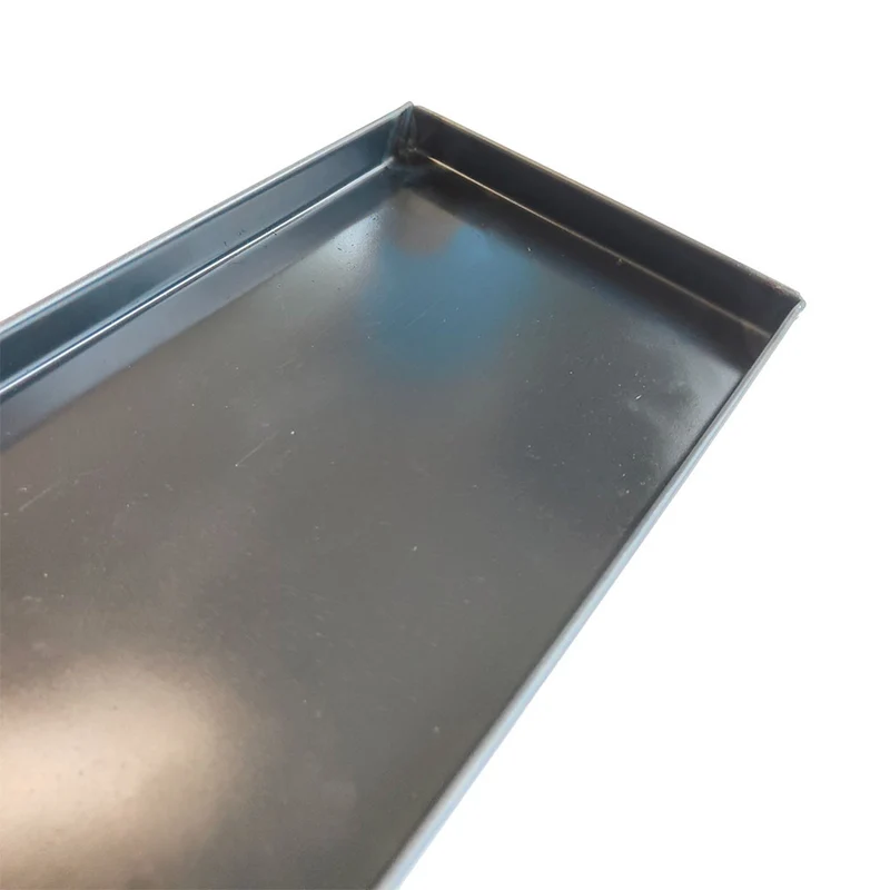 TEGLIA LAMIERA BLU S/DIAGONALE 40x15x2