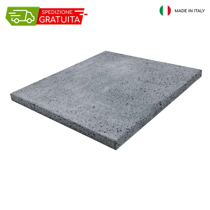 PIETRA "ETNA LAVA" 39x35x2 PIZZA