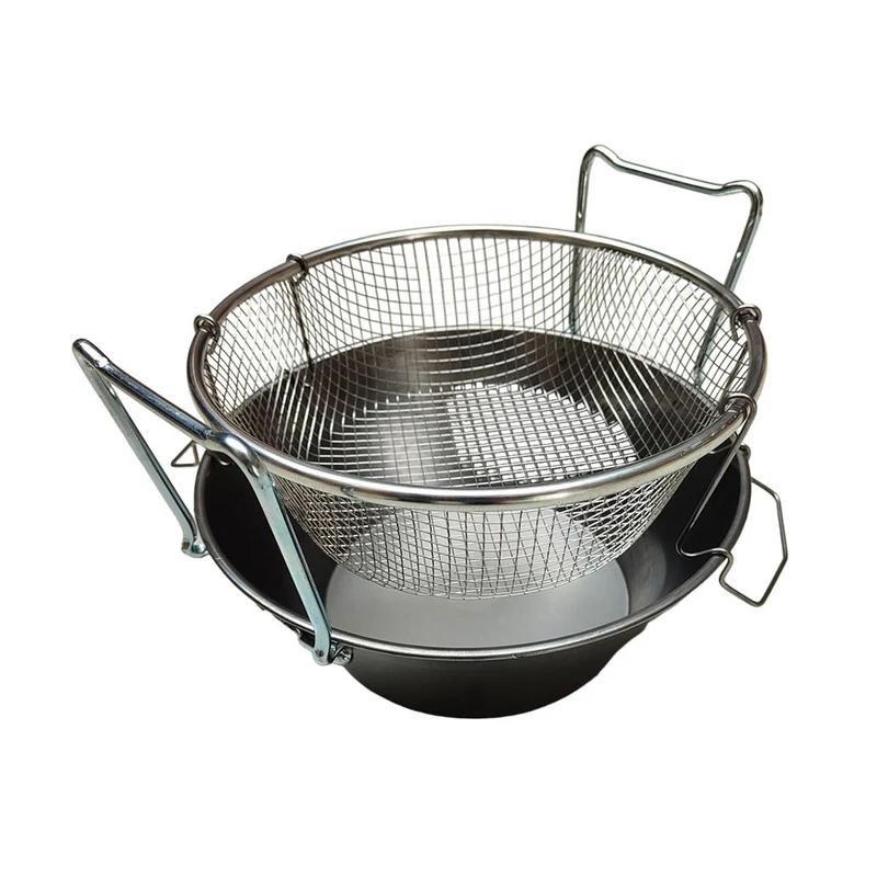 FRIGGITRICE FERRO CON CESTELLO CM.30