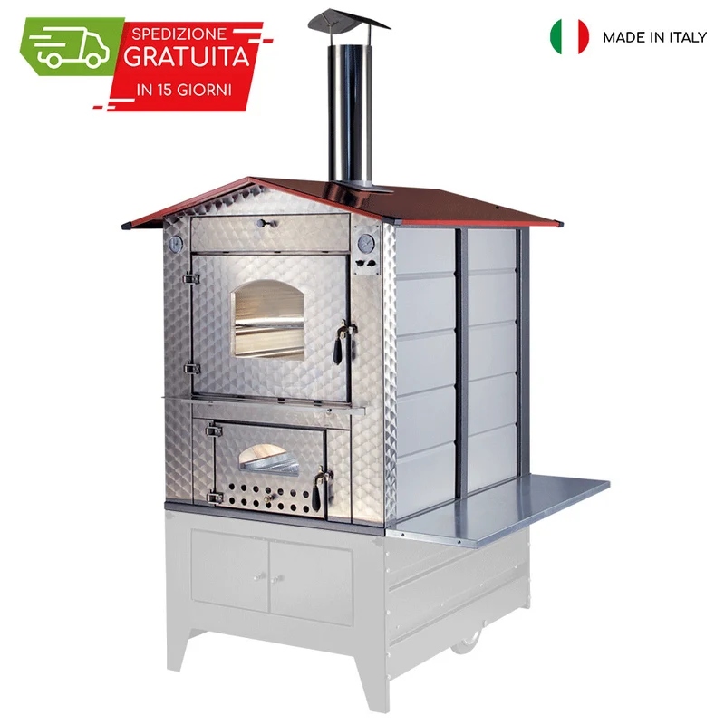 FORNO GEMIGNANI A LEGNA "G100" ESTERNO S/CARRELLO