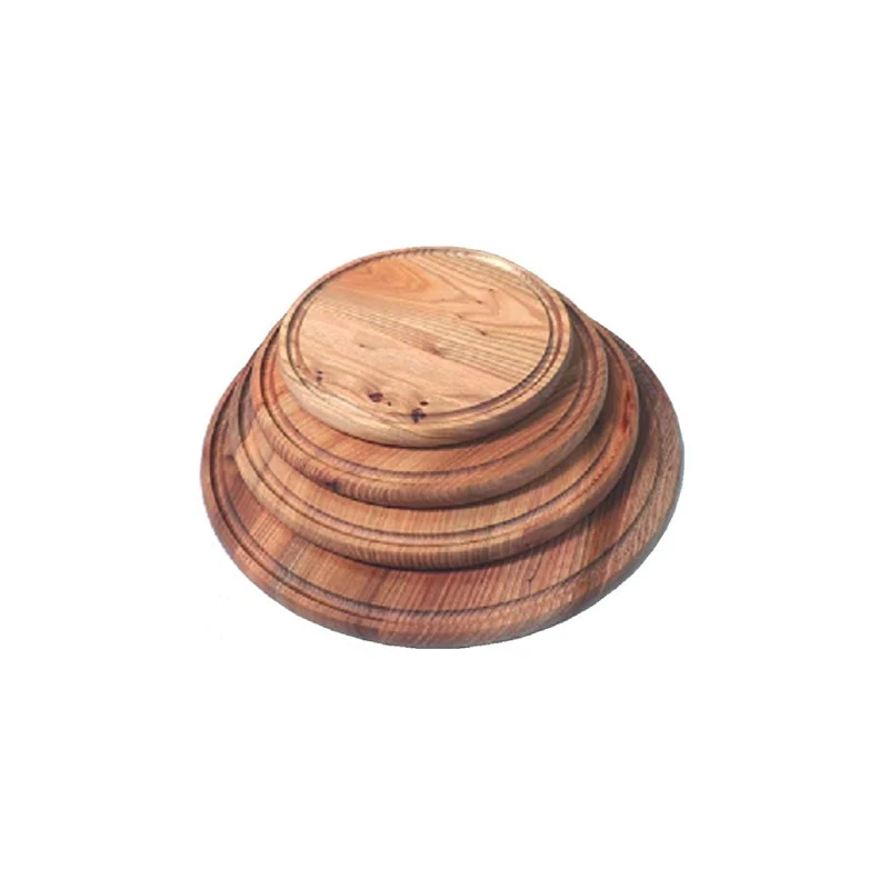 TAGLIERE OLMO CON INCAVO DIAM.35x2h