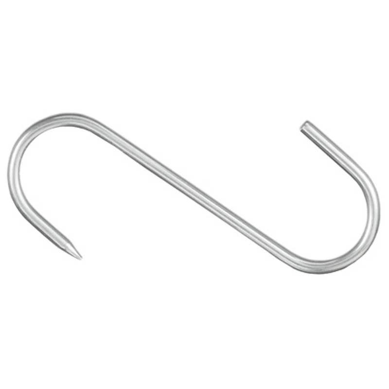 GANCIO A S INOX 1 PUNTA MM 180X6