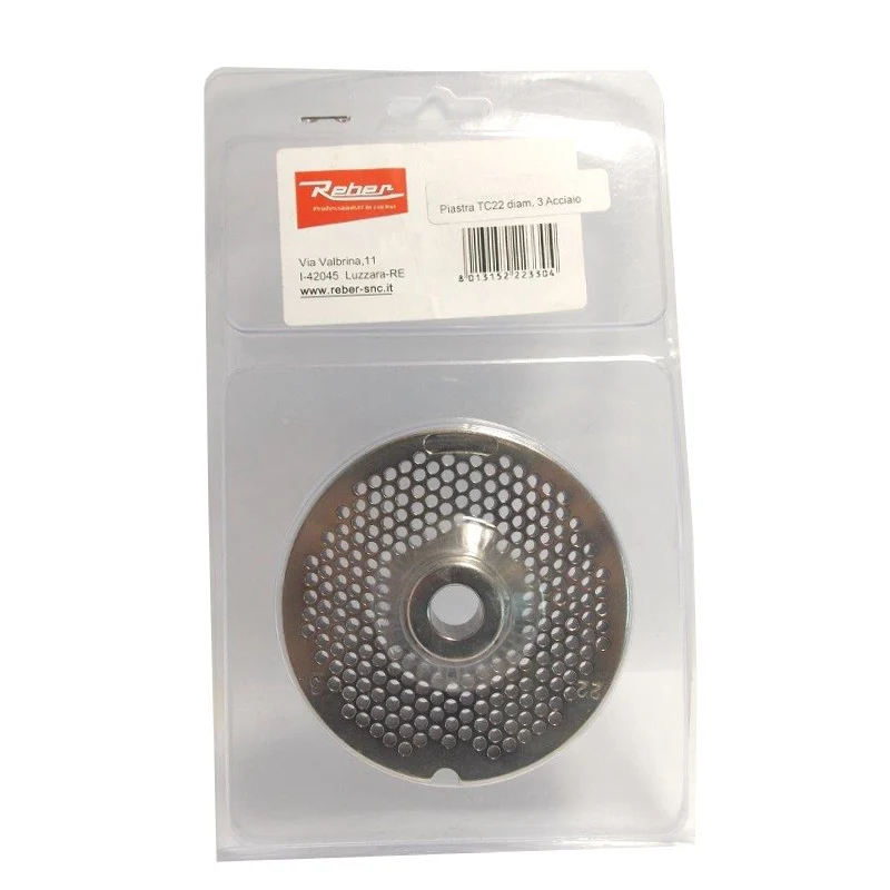 PIASTRA PER TC22 FORO 3MM REBER