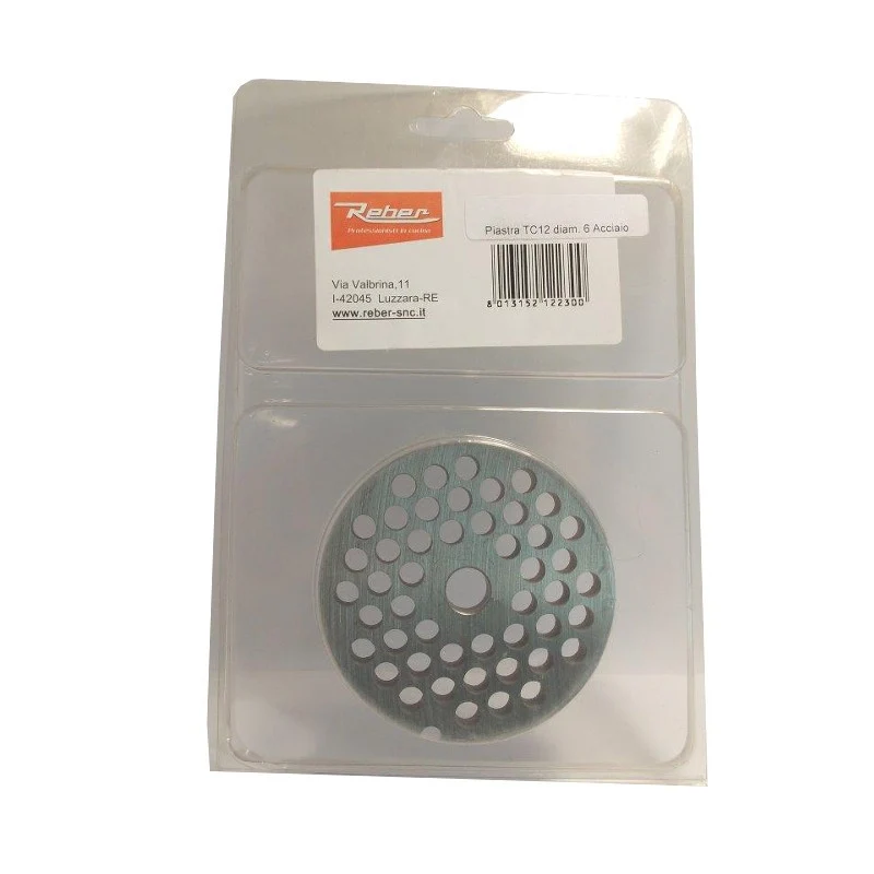 PIASTRA PER TC12 FORO 6MM REBER
