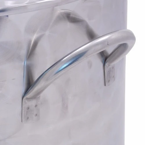PENTOLA INOX PER BIRRA LT 100 CON COPERCHIO