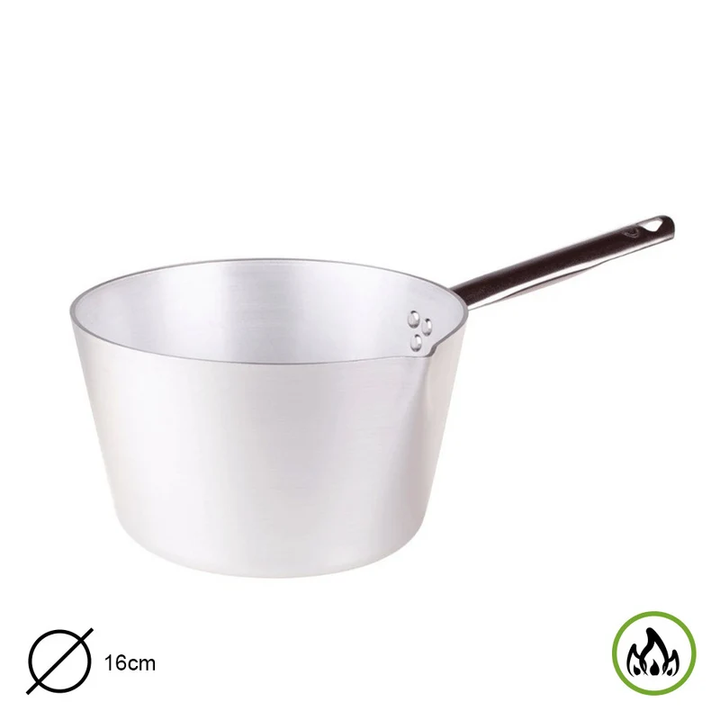 CASSERUOLA CONICA 1 MANICO Diam. 16