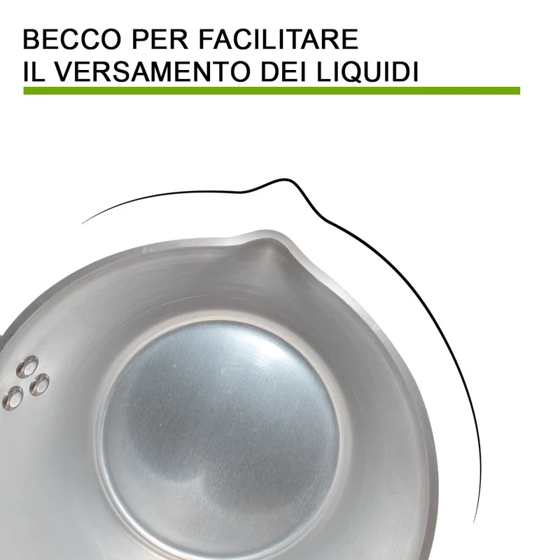 CASSERUOLA CONICA 1 MANICO Diam. 16
