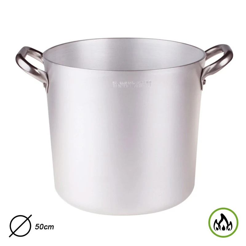 PENTOLA 2 MANICI ALLUMINIO CM 50 SPESSORE 3 MM