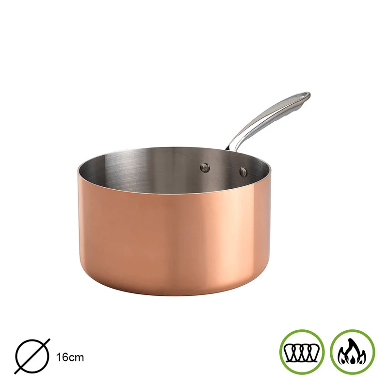 CASSERUOLA ALTA 1 MAN. COPPER CM 16