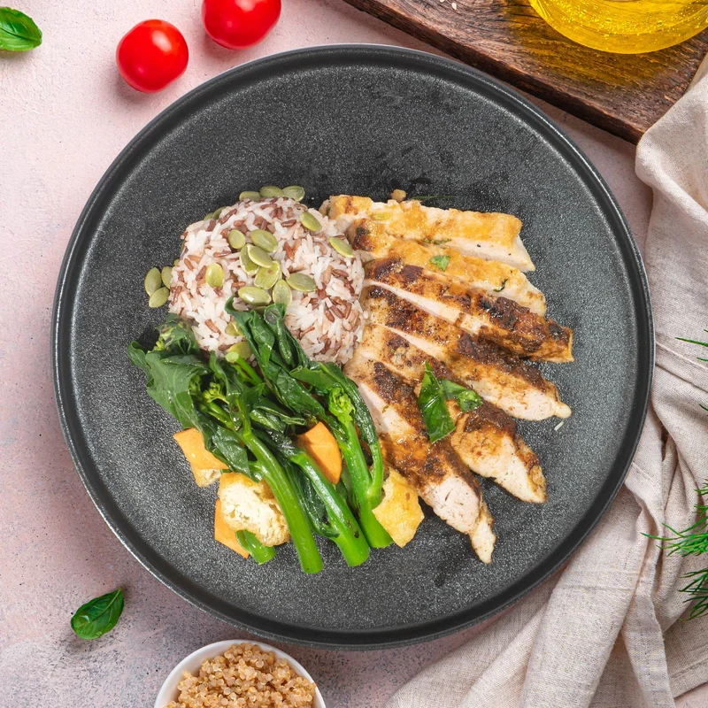 A. 參巴豬扒配時蔬及白飯 - 09Sep