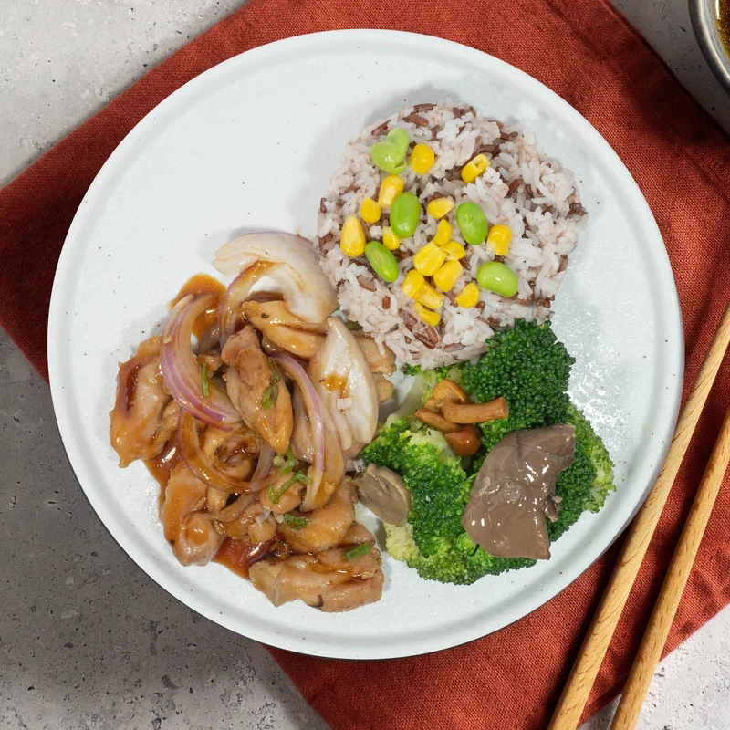 C. 港式瑞士雞柳配時蔬及健康炒飯 - 10Sep
