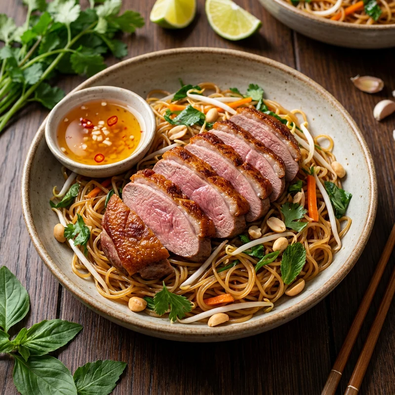A. Vietnamese Duck Breast Vermicelli Stirfry W/ Nuoc Nam Dressing