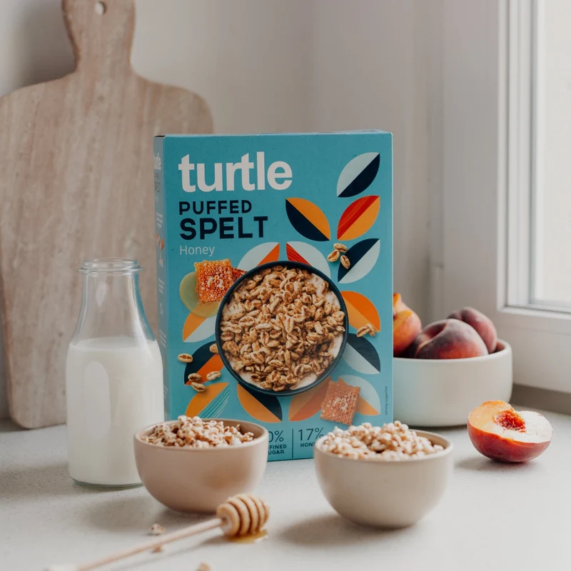 Puffed Spelt with Honey