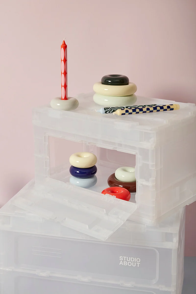 BLOX, LARGE, SEMI TRANSPARENT