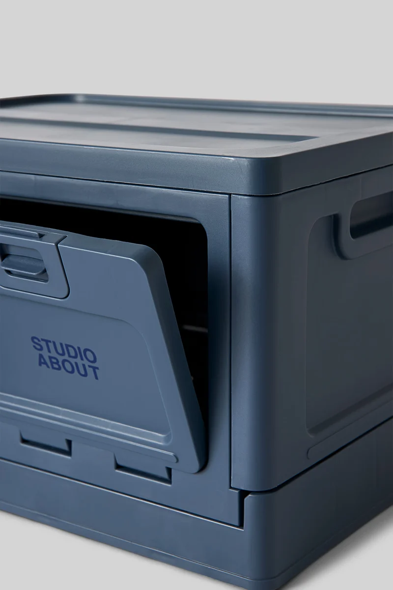 BOX, LARGE, DARK BLUE