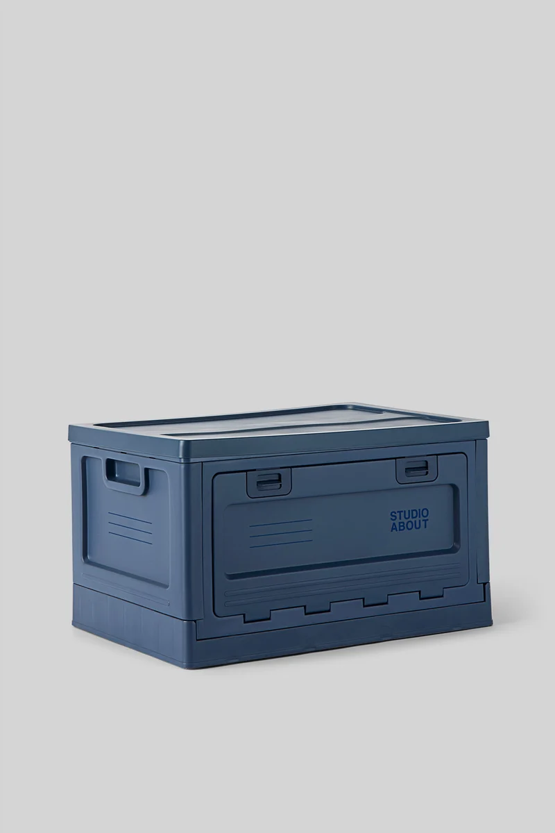BOX, LARGE, DARK BLUE