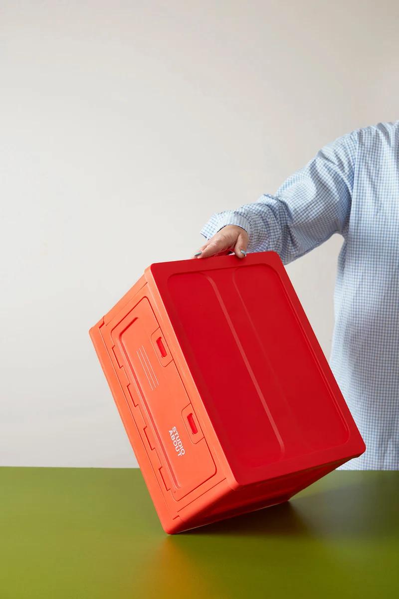 BOX, LARGE, RED