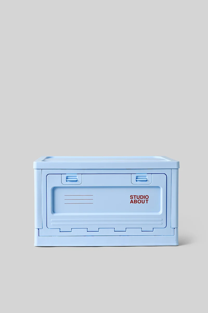 BOX, LARGE, LIGHT BLUE