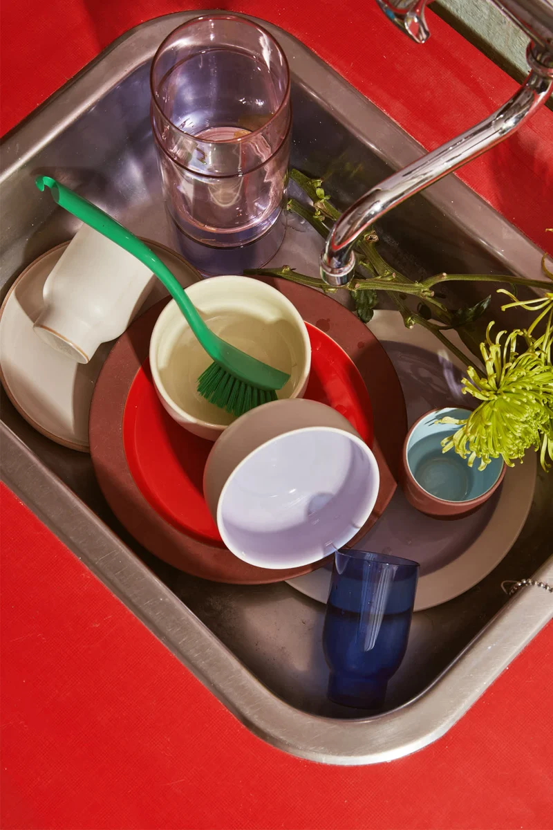CLAYWARE, BOWL, MEDIUM, 2 PCS, IVORY/YELLOW